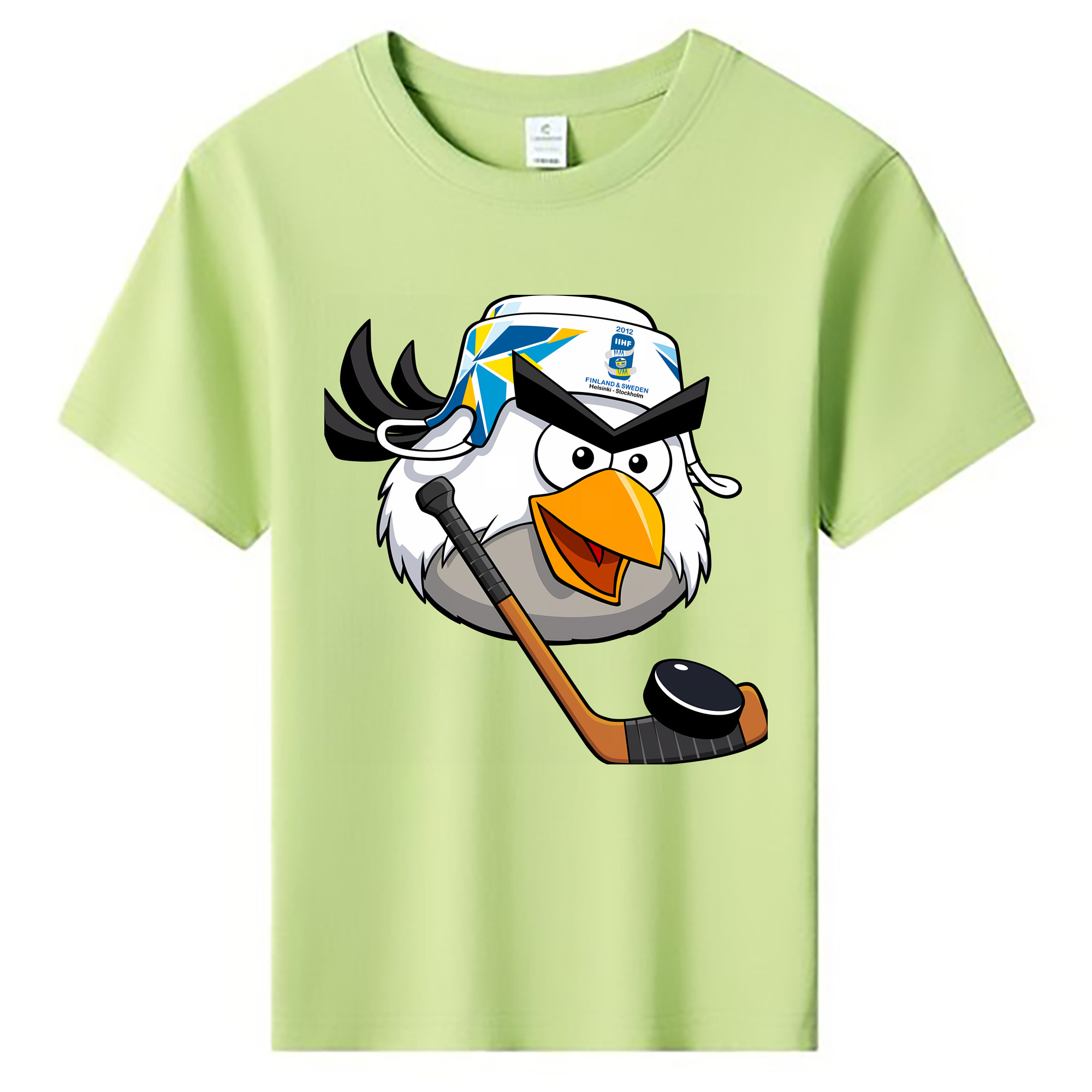 （画像用） Angry Birds アングリーバード 綿100％キッズTシャツ（フロントプリント）